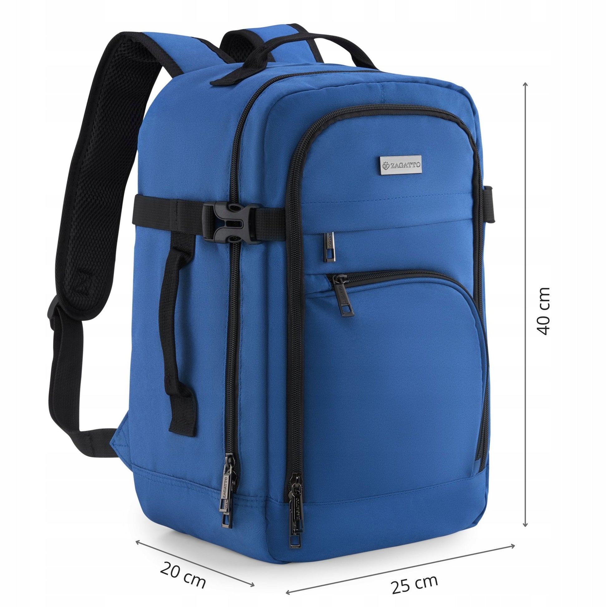 Kelioninis 40x20x25 cm dydžio, lengvas rankinis bagažas lėktuvui ZAGATTO