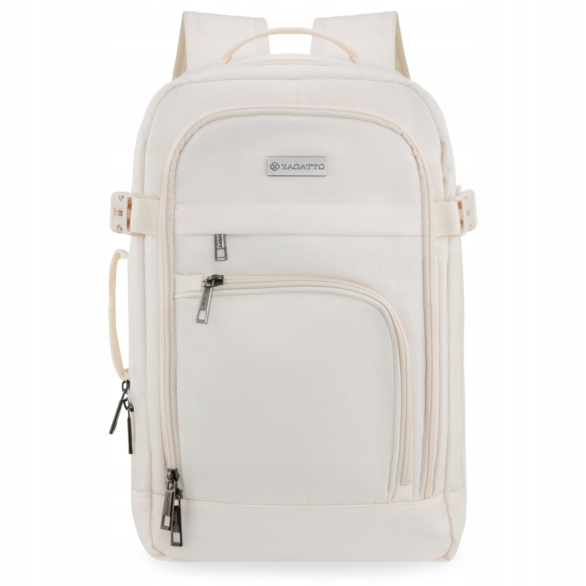 Kelioninis, lengvas rankinis bagažas, 40x20x25cm, lėktuvui, smėlio spalvos ZAGATTO