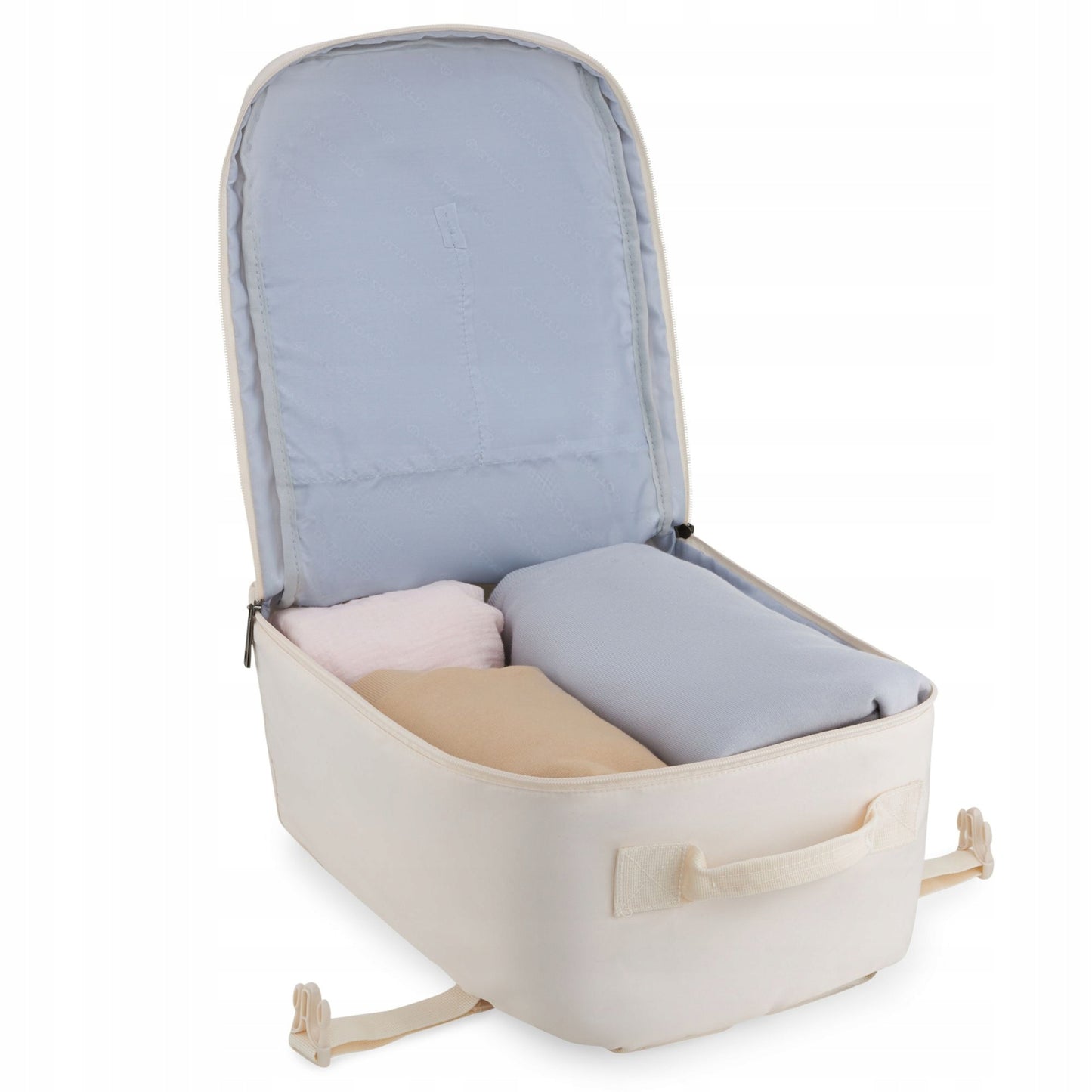 Kelioninis, lengvas rankinis bagažas, 40x20x25cm, lėktuvui, smėlio spalvos ZAGATTO