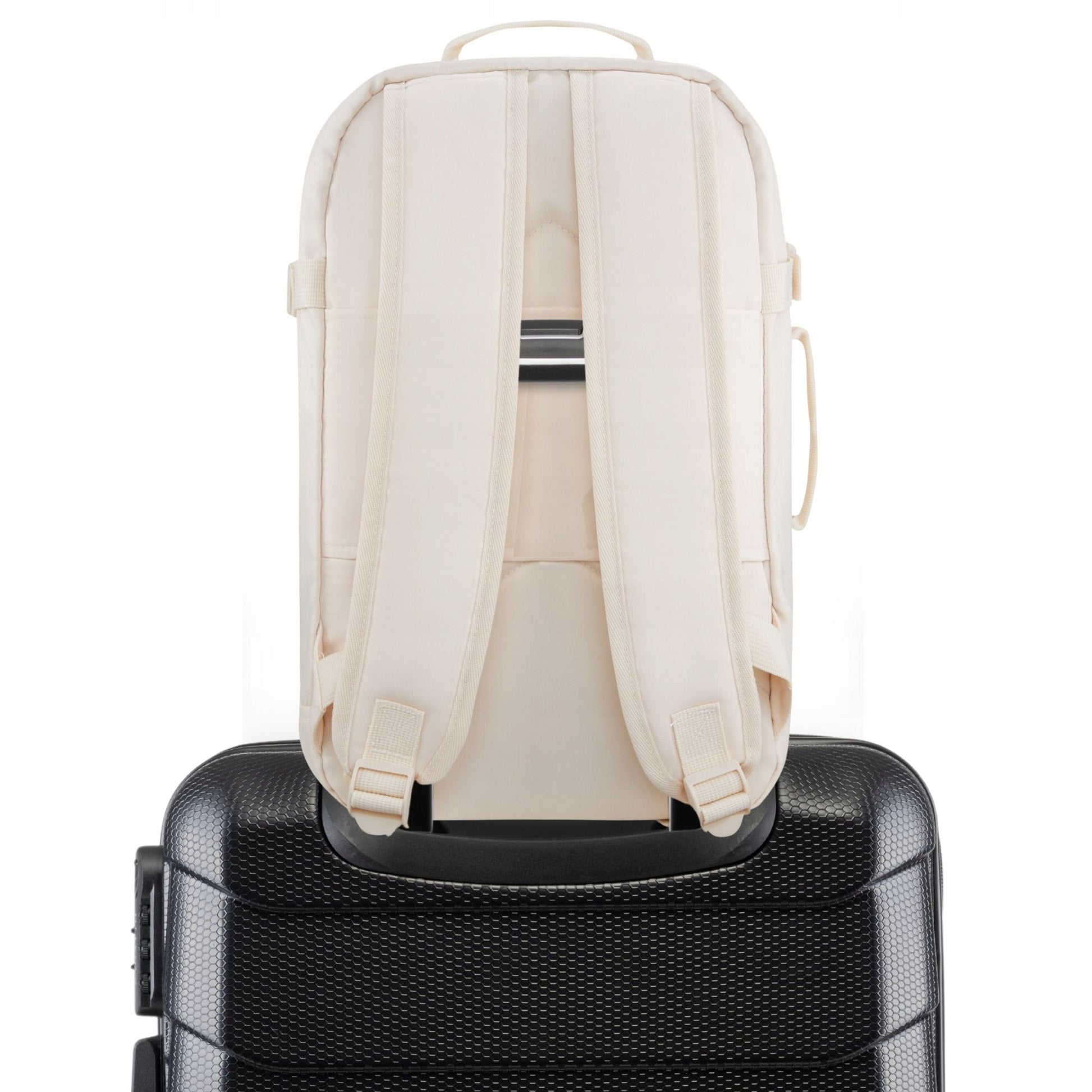 Kelioninis, lengvas rankinis bagažas, 40x20x25cm, lėktuvui, smėlio spalvos ZAGATTO