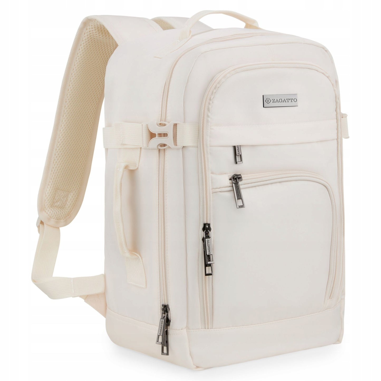 Kelioninis, lengvas rankinis bagažas, 40x20x25cm, lėktuvui, smėlio spalvos ZAGATTO