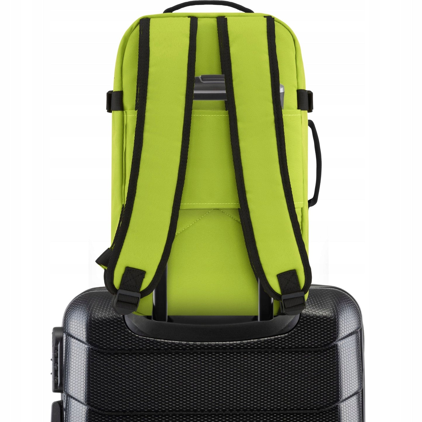 Kelioninė kuprinė 40x20x25 skraidymui, lengvas rankinis bagažas, žalia ZAGATTO