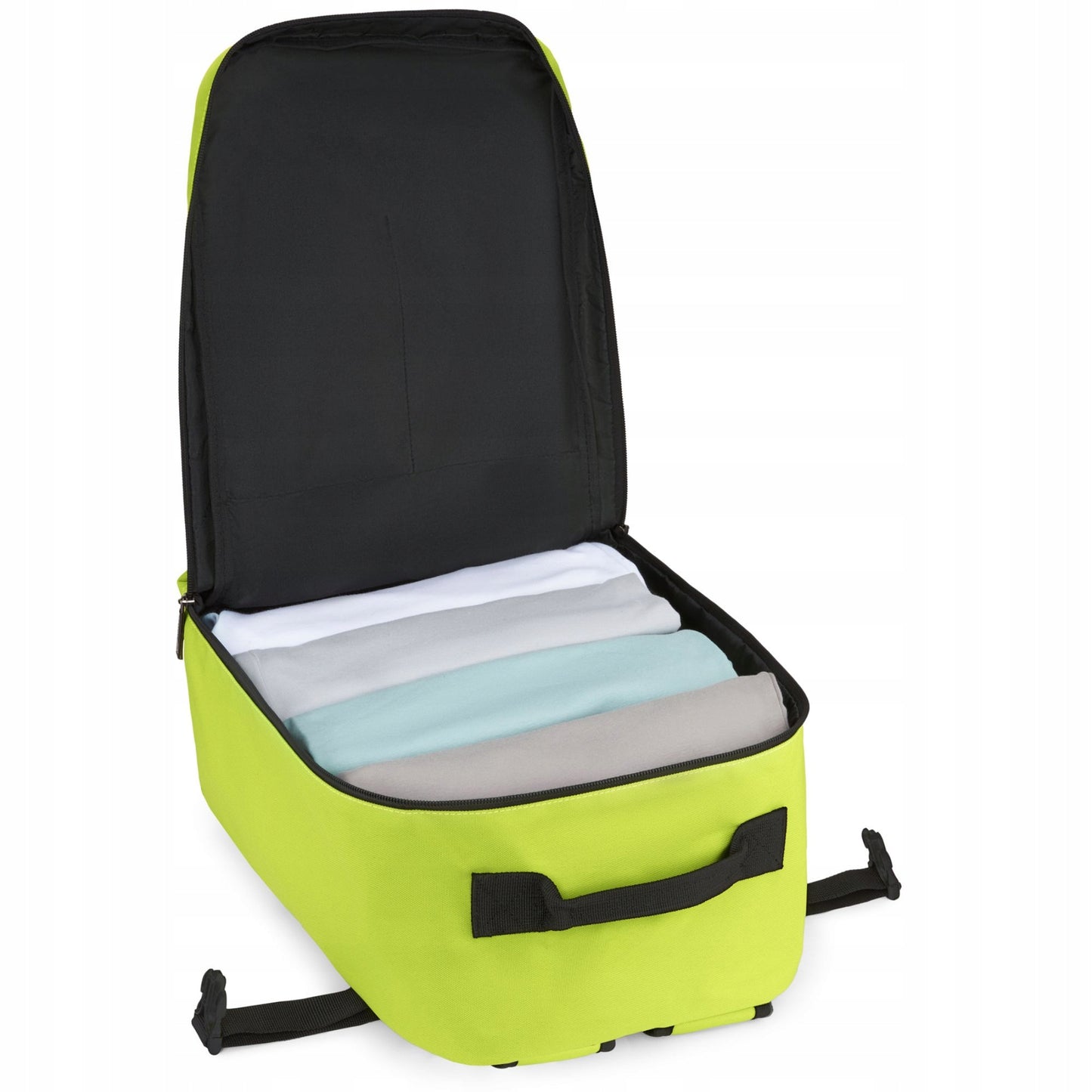 Kelioninė kuprinė 40x20x25 skraidymui, lengvas rankinis bagažas, žalia ZAGATTO