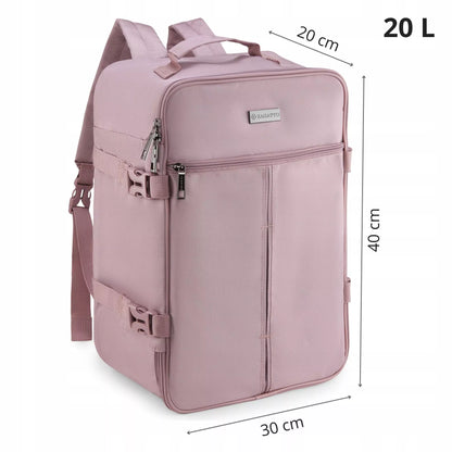 Kelioninis 40x30x20 cm dydžio lėktuvo rankinio bagažo lengvas ZAGATTO kuprinė