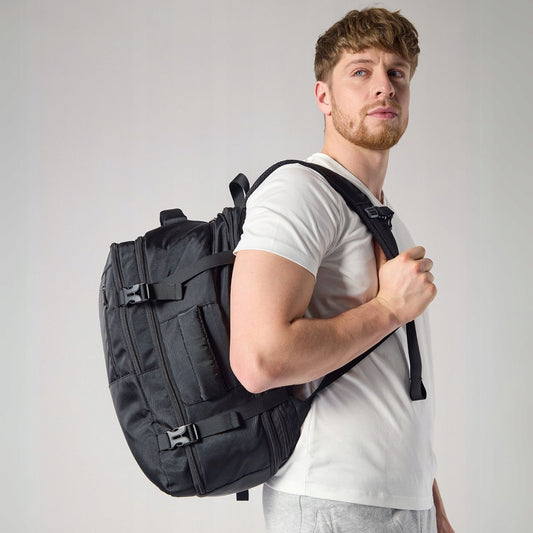 Kelioninė kuprinė 45x30x20 išskleidžiama didelė talpi rankinis bagažas ZAGATTO