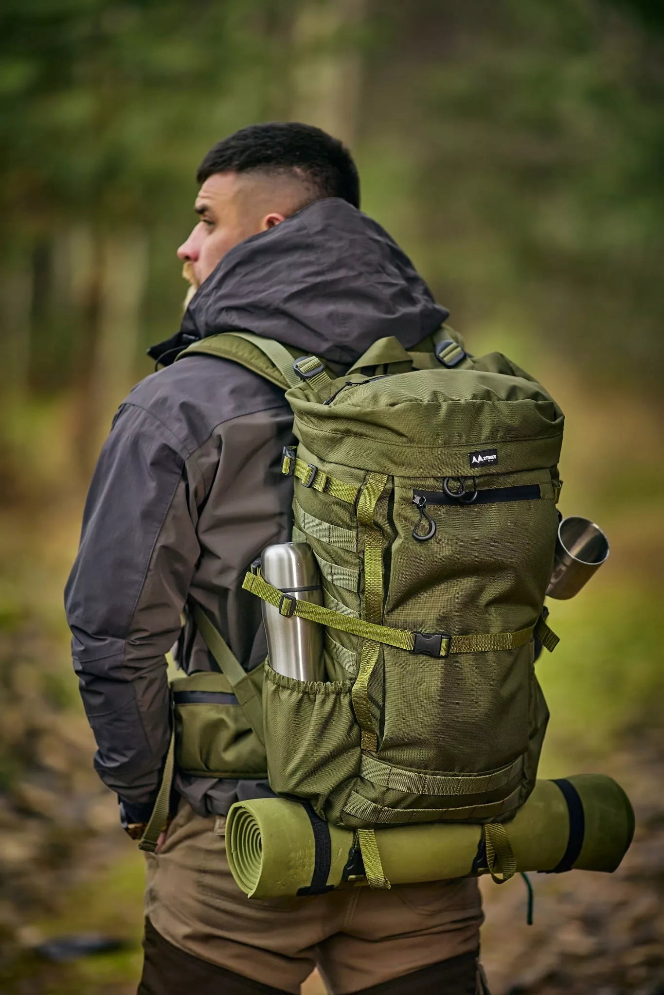 Karinė taktinė kuprinė 2TREES COMBO 27l MOLLE