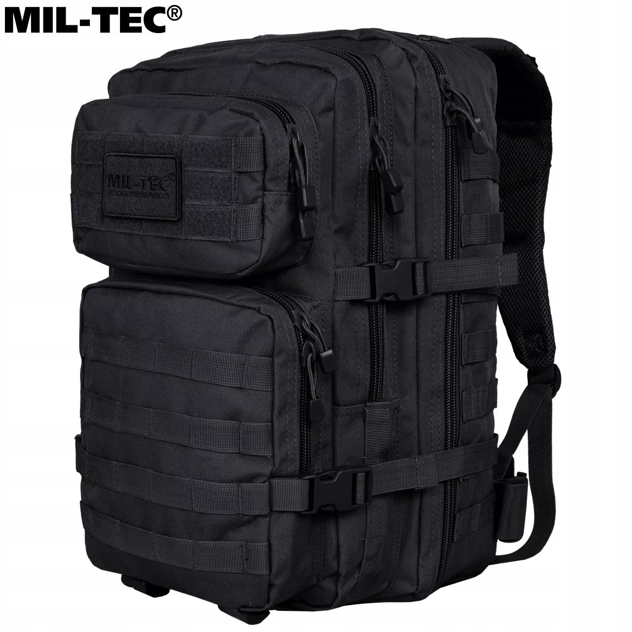 Karinė taktinė kuprinė Mil-Tec Large Assault Pack 36 l Black
