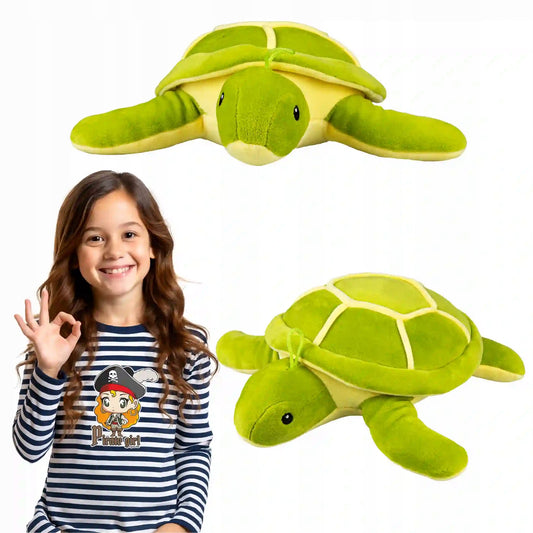 Pliušinis žaislas-taliskmanas "Vėžliukas Makas", 25 cm, Tinka dovanai