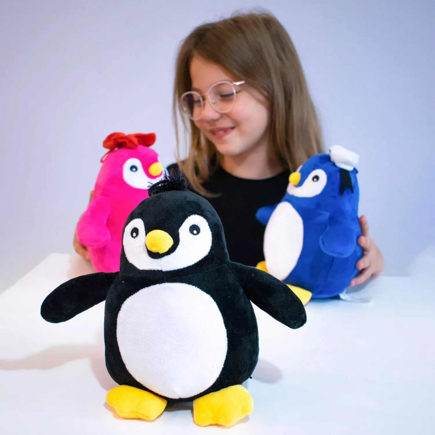 Minkštas pliušinis žaislas Pingvinas Jaś 23 cm, puiki dovana