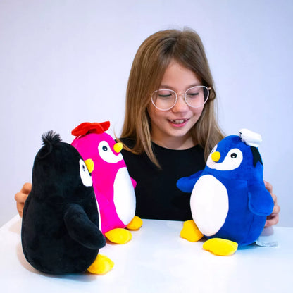 Minkštas pliušinis žaislas Pingvinas Jaś 23 cm, puiki dovana