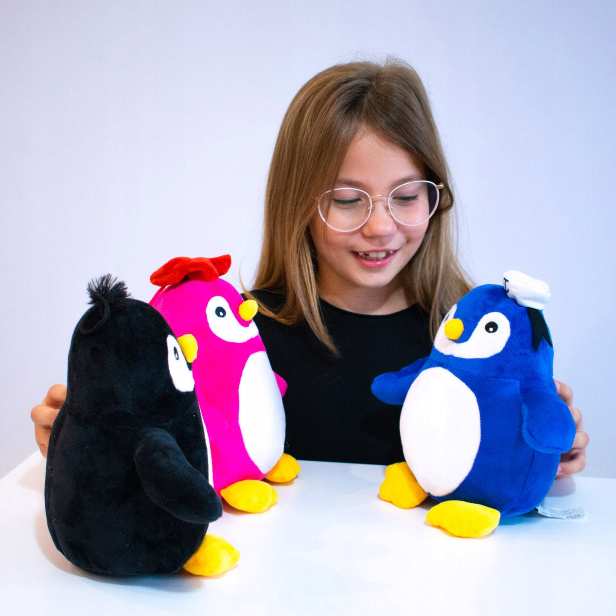 Minkštas pliušinis žaislas Pingvinas Jaś 23 cm, puiki dovana