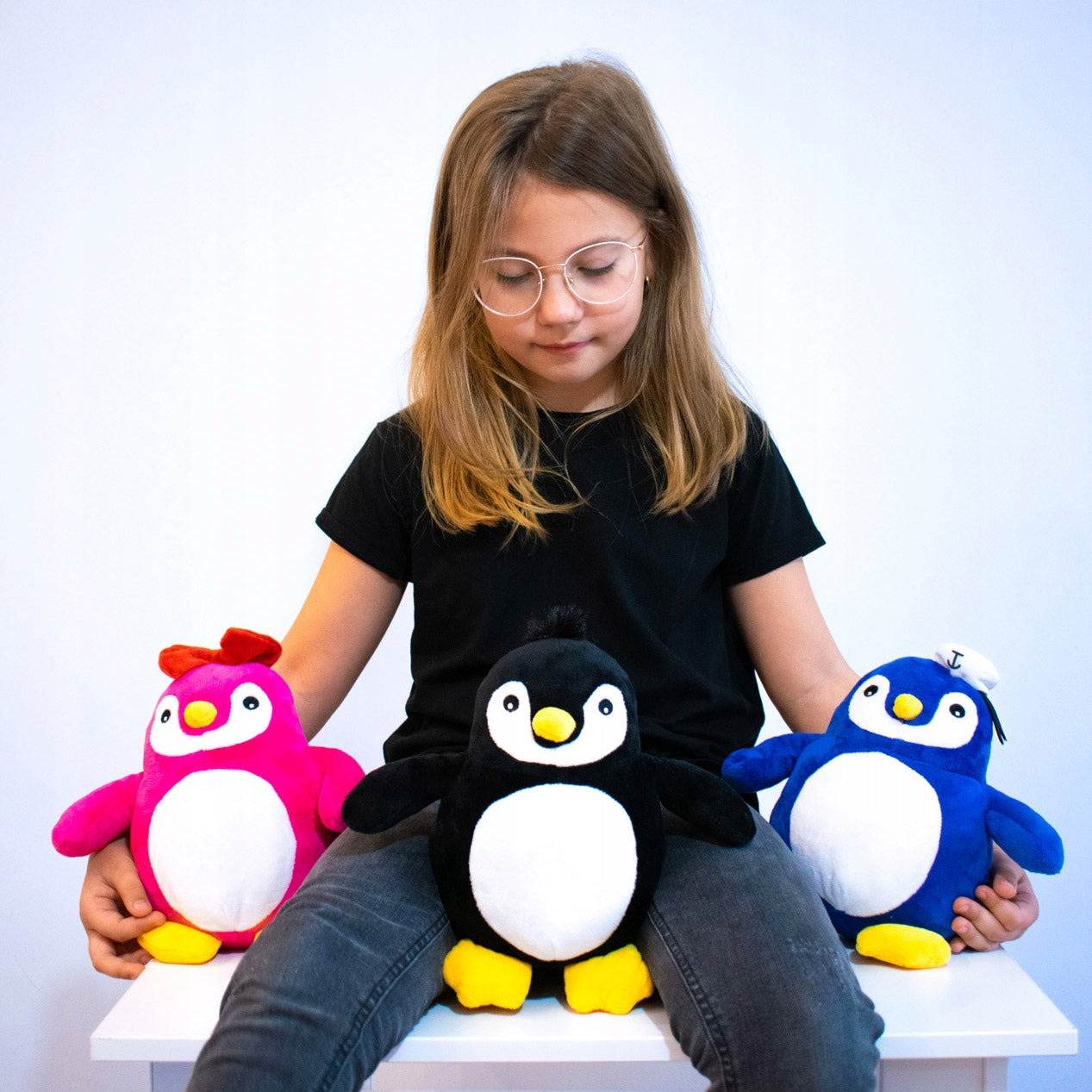 Minkštas pliušinis žaislas Pingvinas Jaś 23 cm, puiki dovana