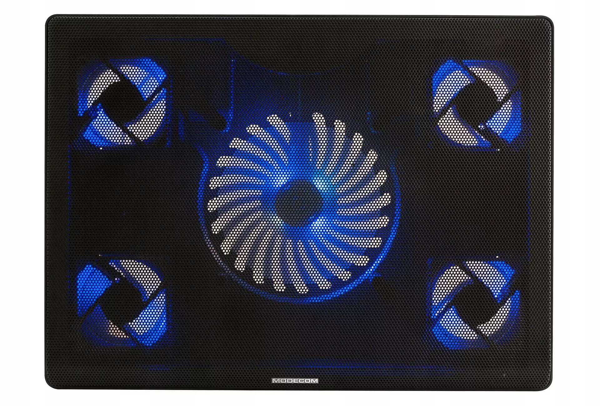 MODECOM CF15 nešiojamojo kompiuterio aušinimo stovas 15,6"–17,3" su penkiais LED ventiliatoriais