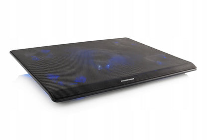 MODECOM CF15 nešiojamojo kompiuterio aušinimo stovas 15,6"–17,3" su penkiais LED ventiliatoriais
