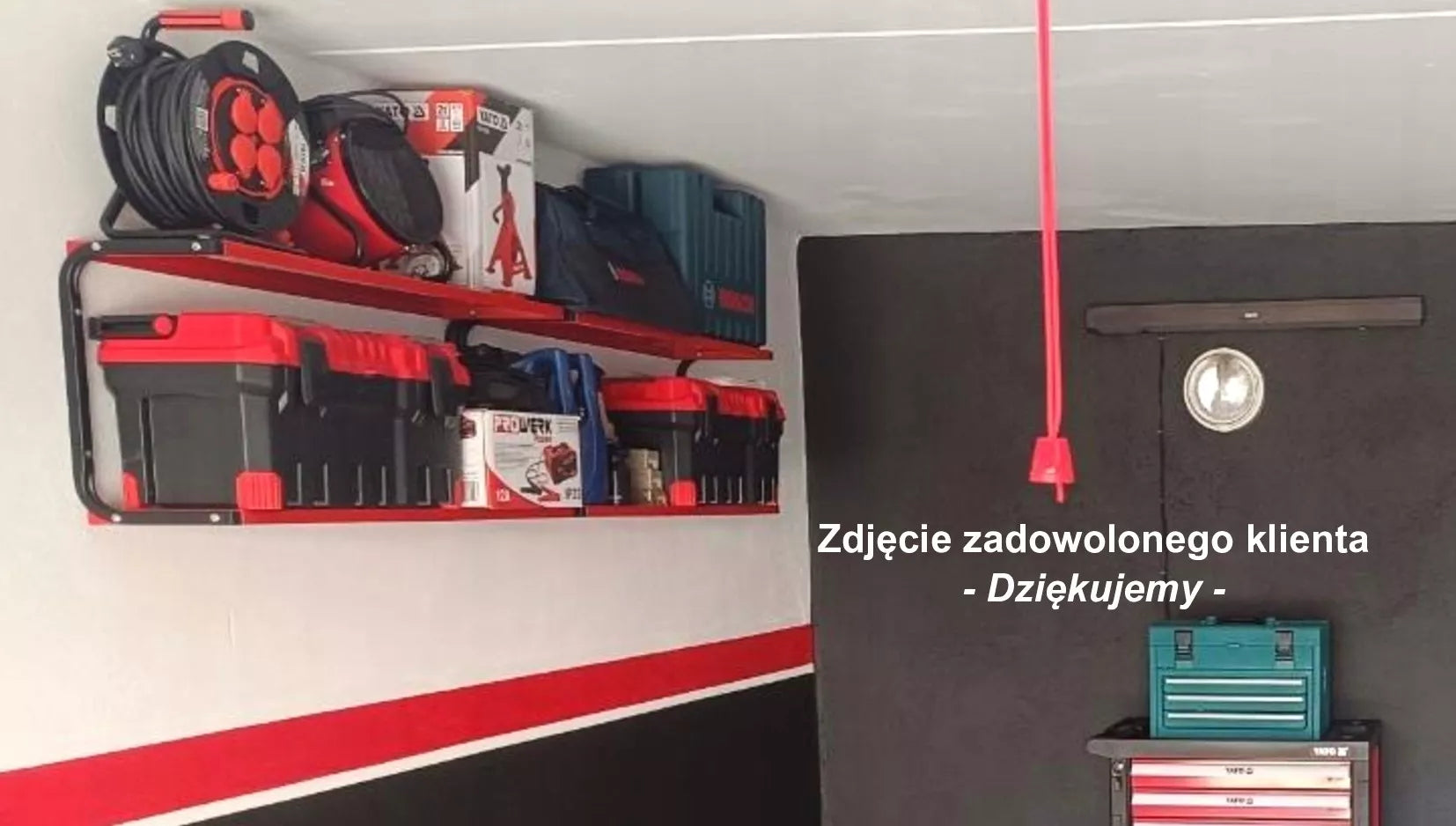 Metalinė sieninė lentyna 95 cm dviguba PG2CR dirbtuvėms, loftui, garažui