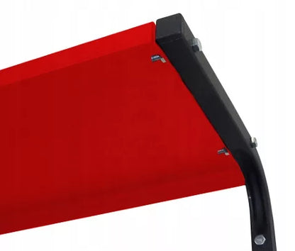 Metalinė sieninė lentyna 95 cm dviguba PG2CR dirbtuvėms, loftui, garažui