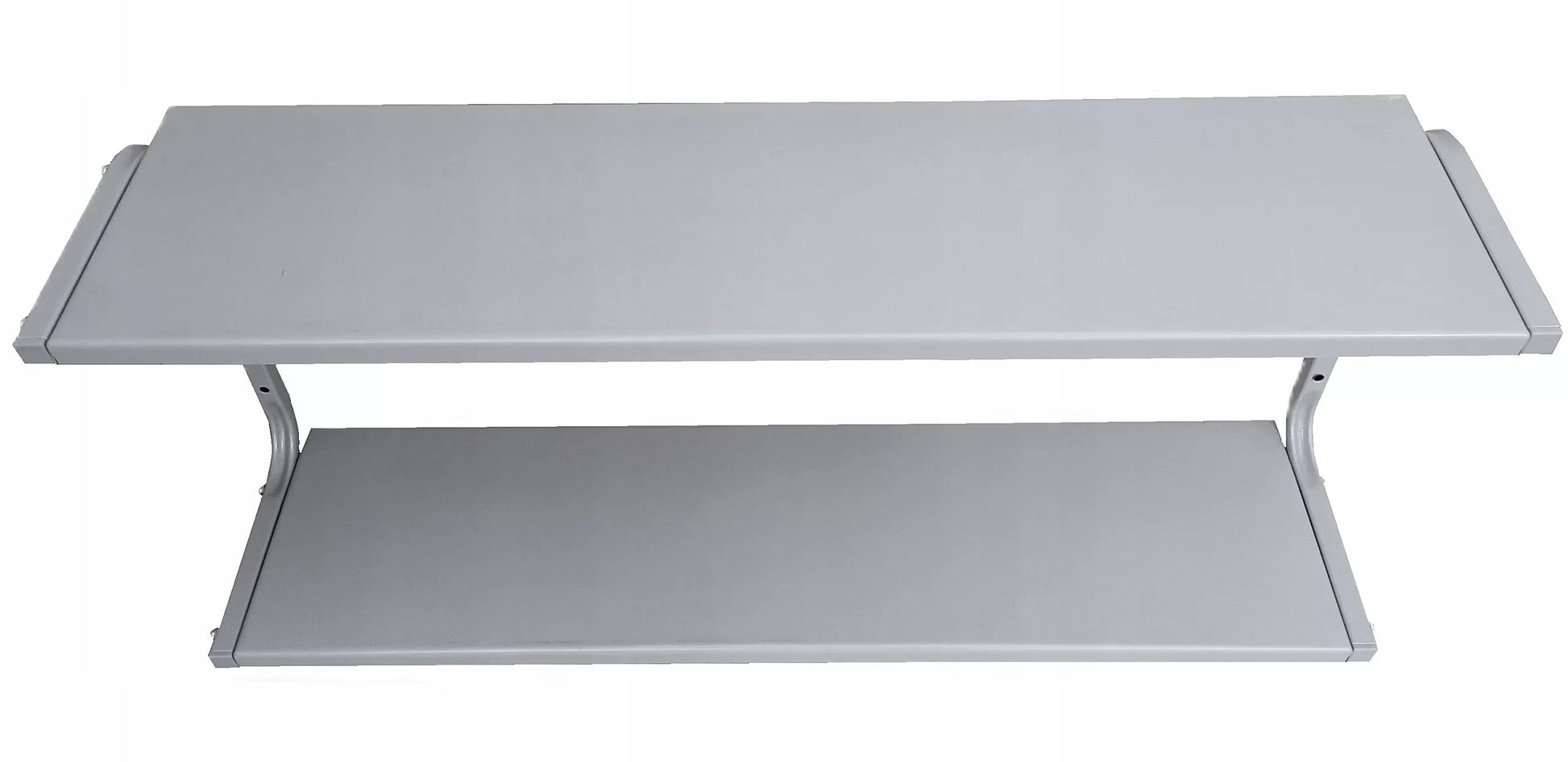 Metalinė sieninė lentyna 95 cm dviguba PG2S dirbtuvėms, loftui, garažui