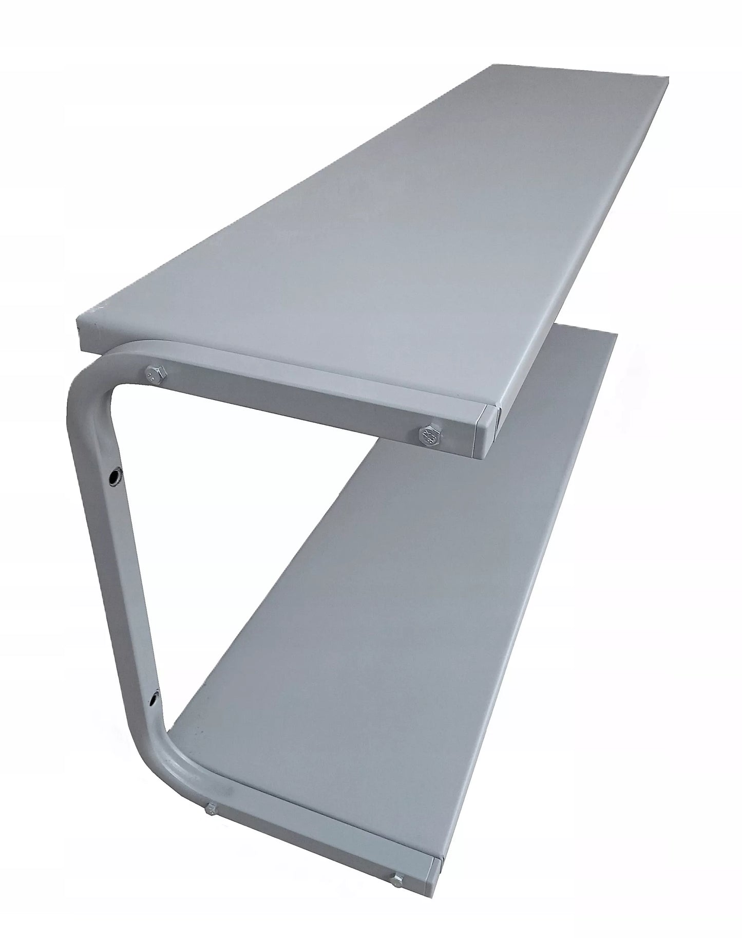 Metalinė sieninė lentyna 95 cm dviguba PG2S dirbtuvėms, loftui, garažui