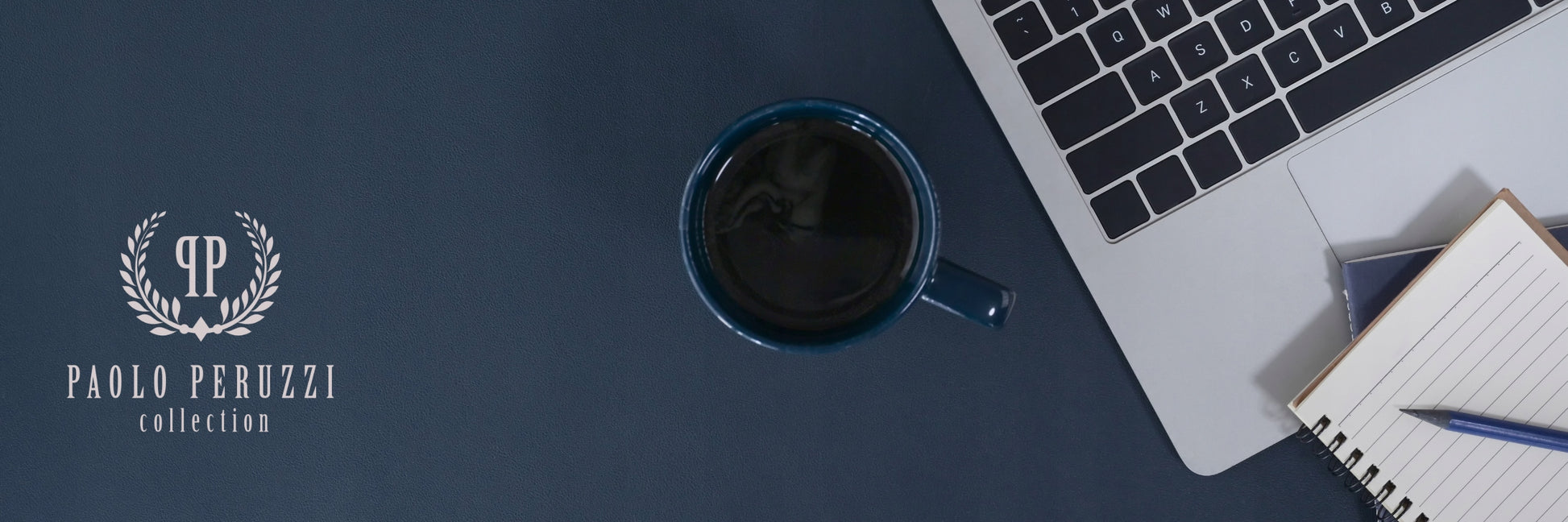 Moteriška odinė piniginė Paolo Peruzzi, tamsiai mėlyna, su RFID