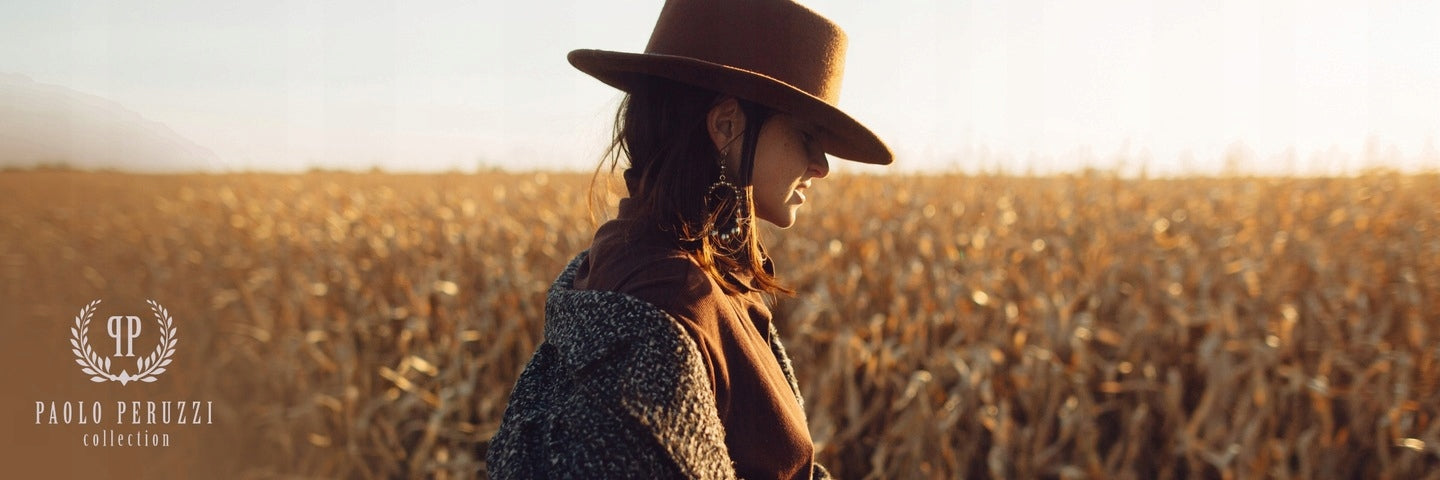 Moteriška piniginė ruda, natūrali oda, vintažinė, maža, su RFID Paolo Peruzzi