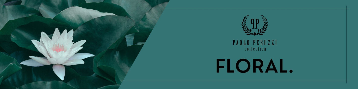 Moteriška odinė didelė "vintage" žalia piniginė su gėlėmis Paolo Peruzzi Rfid