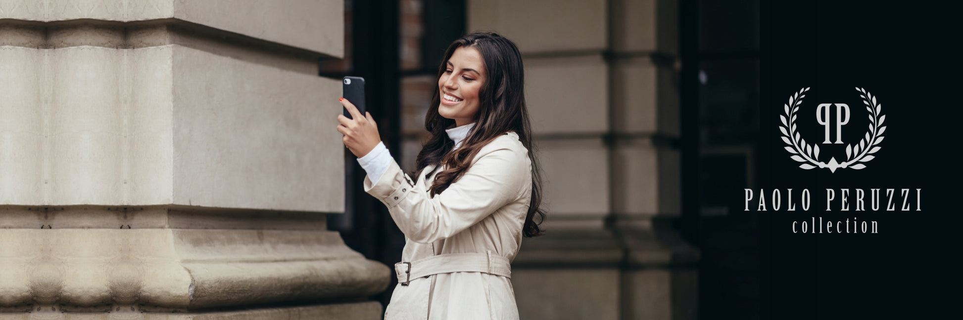 Moterims odinė vintage juoda piniginė su gėlėmis, didelė, madinga Paolo Peruzzi