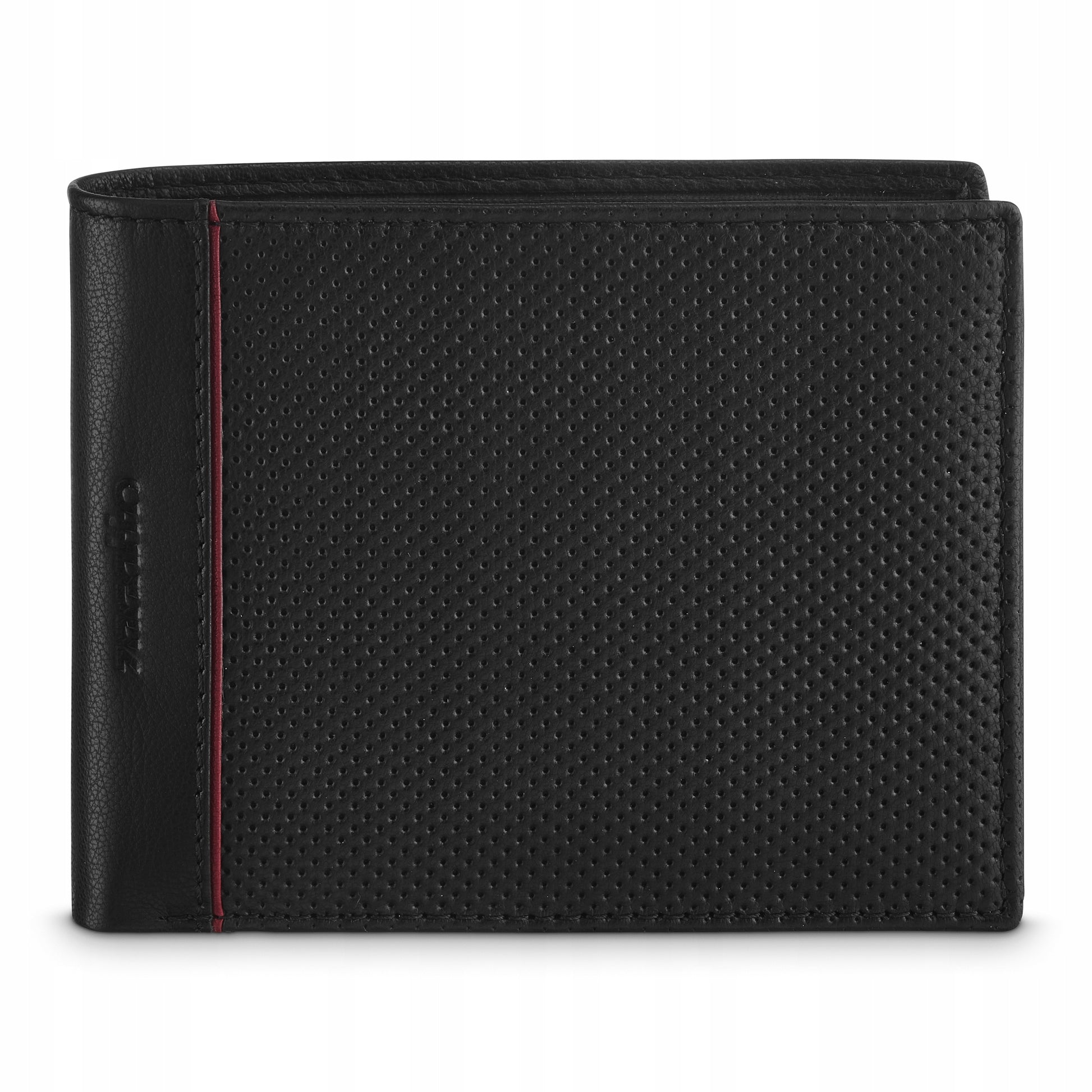 Vyriška odinė juoda piniginė horizontalioji, odinė, apsauga nuo vagysčių RFID ZAGATTO