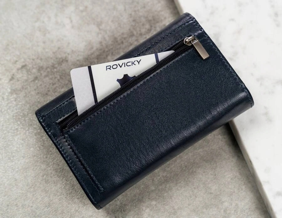 Odinė moteriška piniginė, talpi, oda, dovana Motinos dienai