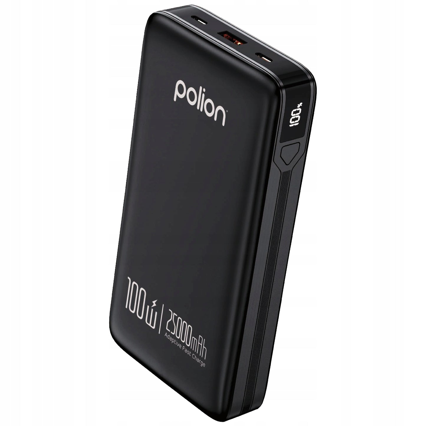 Powerbank 25000mAh greitas įkrovimas 100W telefonui, nešiojamam kompiuteriui USB-C PD QC POLION