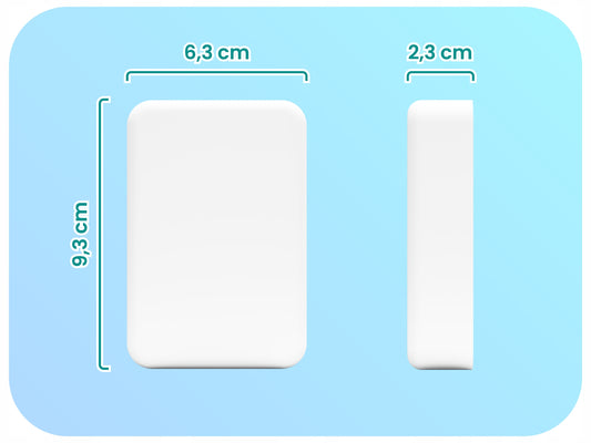 MagSafe Powerbank Apple iPhone 10000 mAh Indukcinis Patvarus Galingas Baltas