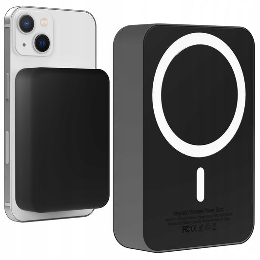 MagSafe Powerbank Apple iPhone 10000 mAh, belaidis, patvarus, galingas, juodas