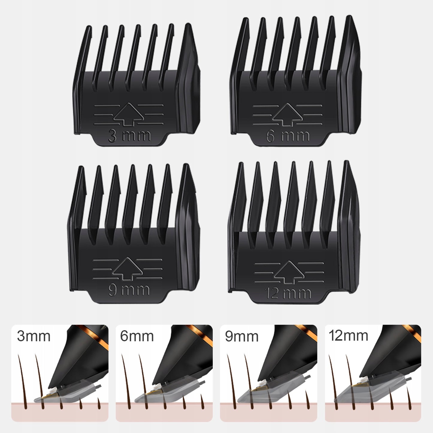 Profesionali šunų kirpimo mašinėlė Tylus augintinio trimmeris - Ragi 12in1