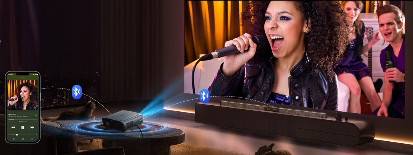 Projektorius VIZIO TECH A9G 1550Ansi AndroidTV 14FullHD 4K Dolby WIFI 6 BT