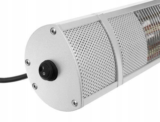 Infraraudonųjų spindulių šildytuvas terasai, sieninis elektrinis šildytuvas 2kW