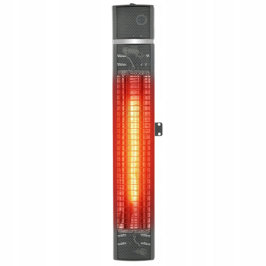 IR spindulių terasos ir sieninis šildytuvas, elektrinis šildytuvas 2kW