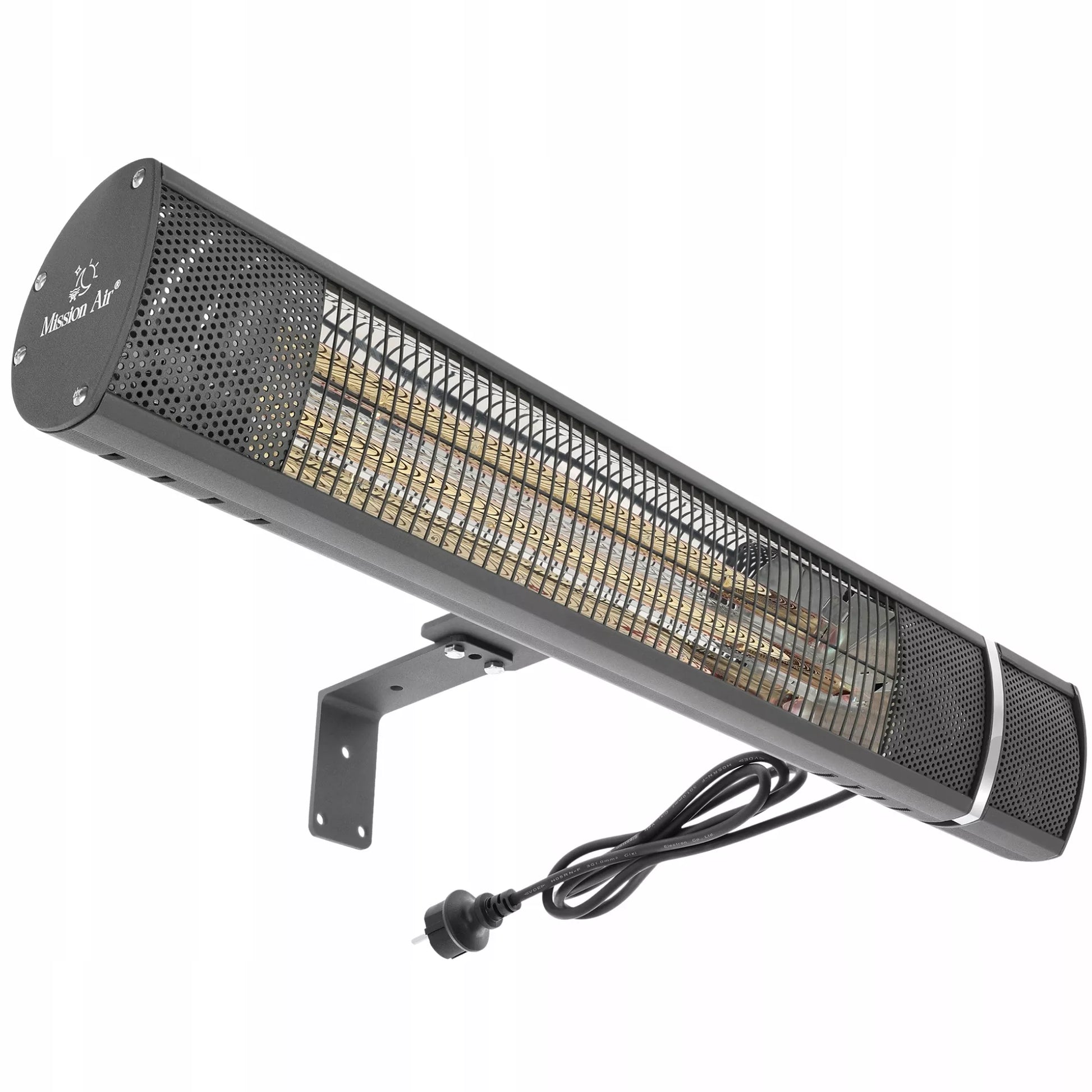 IR spindulių terasos ir sieninis šildytuvas, elektrinis šildytuvas 2kW