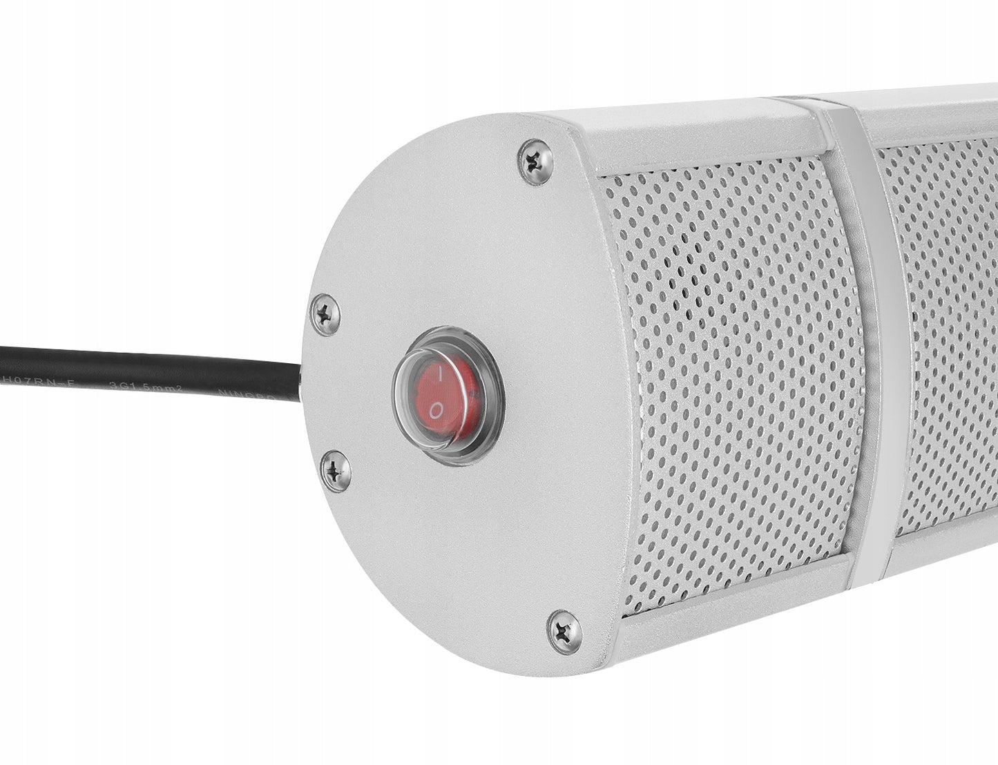 Infraraudonųjų spindulių šildytuvas terasai, sieninis elektrinis šildytuvas 3kW