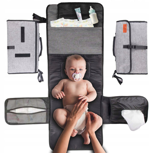 Vaikų pervystymo kilimėlis, nešiojamas pervystymo stalas, kelioninis organizatorius, išlankstomas