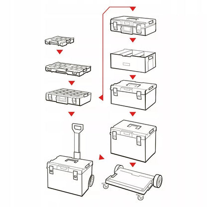 QBRICK ONE BOX 2.0 DĖŽUTĖ ĮRANKIAMS KREPŠYS