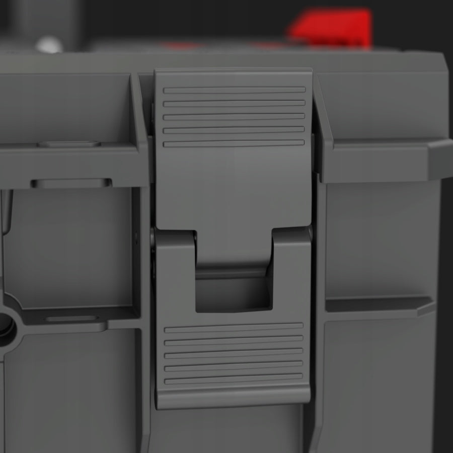 QBRICK SYSTEM ONE Cart 2.0 nešiojama įrankių dėžė ant ratukų, plastikinė 52