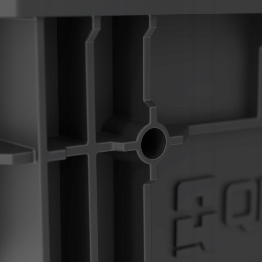 QBRICK SYSTEM ONE Cart 2.0 nešiojama įrankių dėžė ant ratukų, plastikinė 52