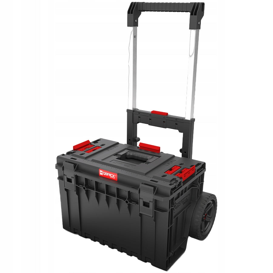 QBRICK SYSTEM ONE Cart 2.0 nešiojama įrankių dėžė ant ratukų, plastikinė 52