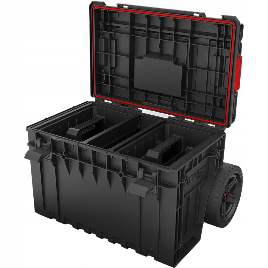 QBRICK SYSTEM ONE Cart 2.0 nešiojama įrankių dėžė ant ratukų, plastikinė 52