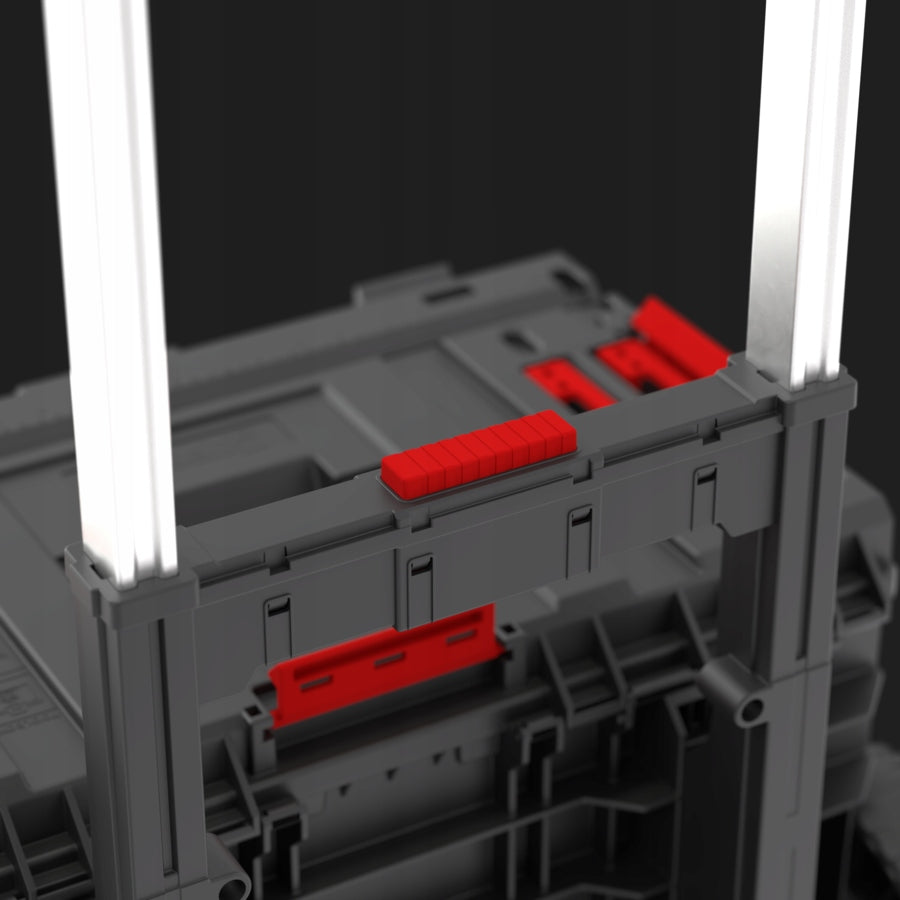 QBRICK SYSTEM ONE Cart 2.0 nešiojama įrankių dėžė ant ratukų, plastikinė 52