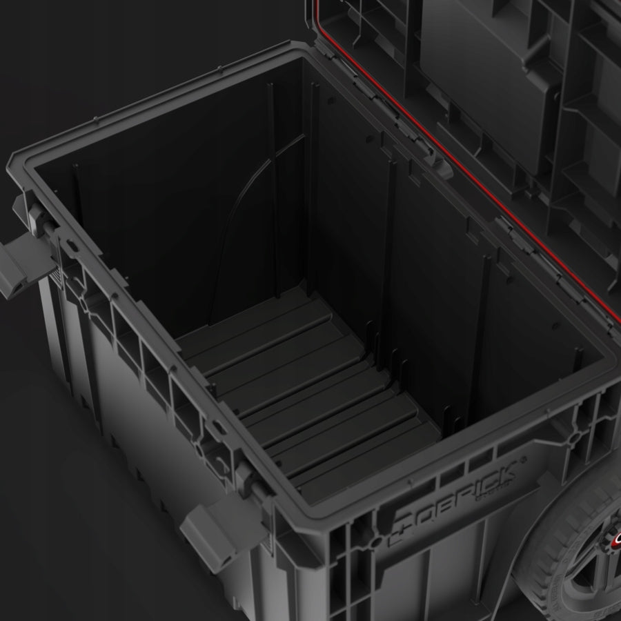 QBRICK SYSTEM ONE Cart 2.0 nešiojama įrankių dėžė ant ratukų, plastikinė 52