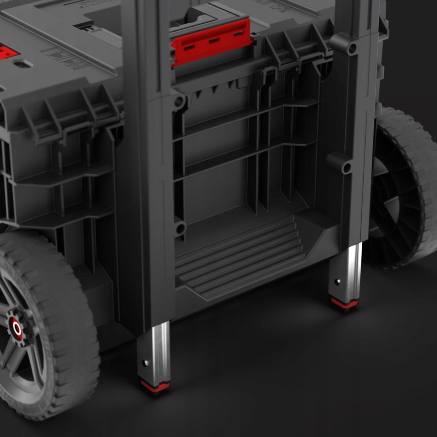 QBRICK SYSTEM ONE Cart 2.0 nešiojama įrankių dėžė ant ratukų, plastikinė 52