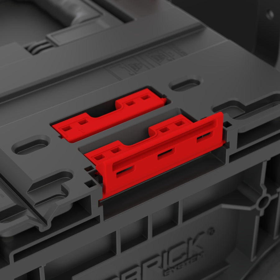 QBRICK SYSTEM ONE Cart 2.0 nešiojama įrankių dėžė ant ratukų, plastikinė 52