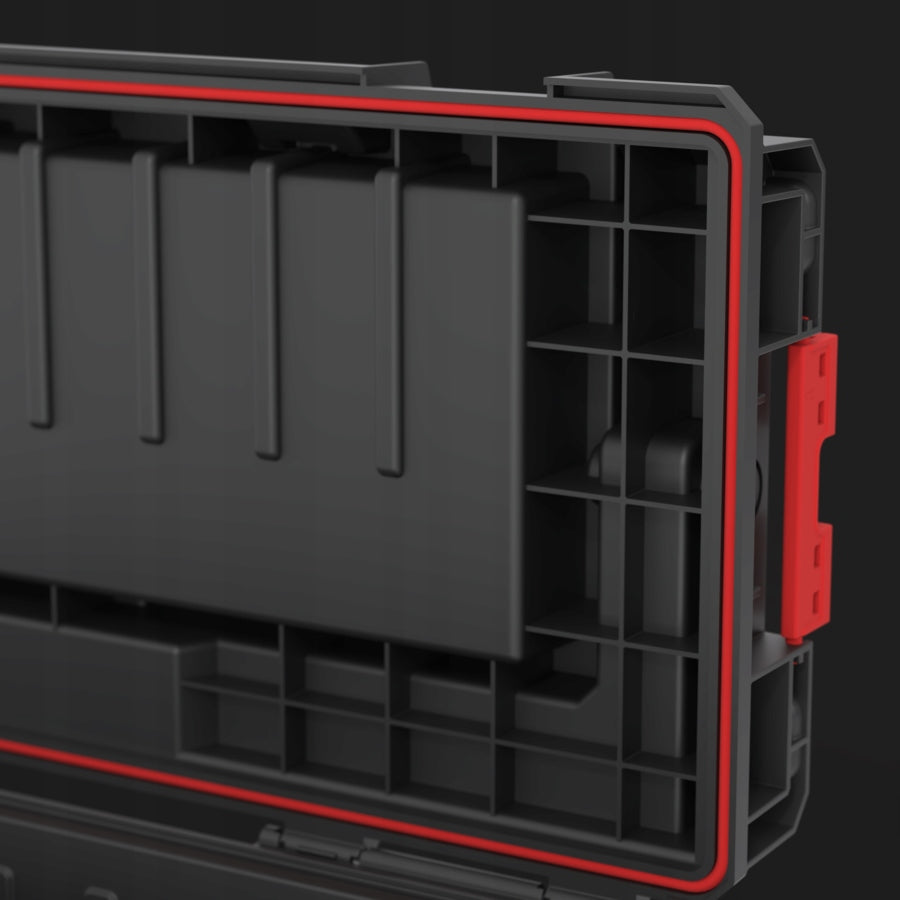 QBRICK SYSTEM PRO 600 Expert su pertvaromis didelė įrankių dėžė 22l