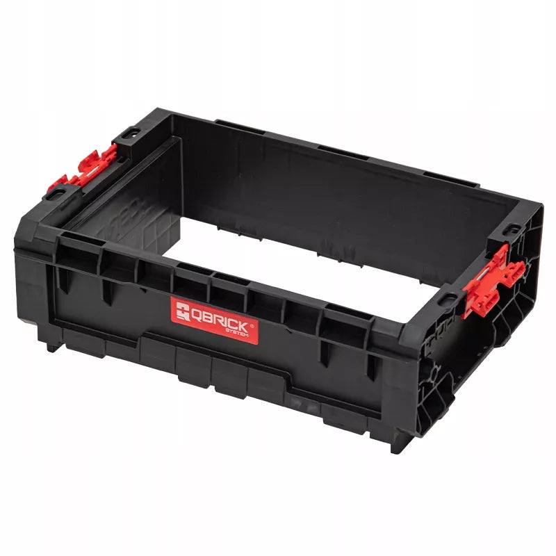 QBRICK SYSTEM PRO Modulinė dėžė juoda 18l įrankių dėžė