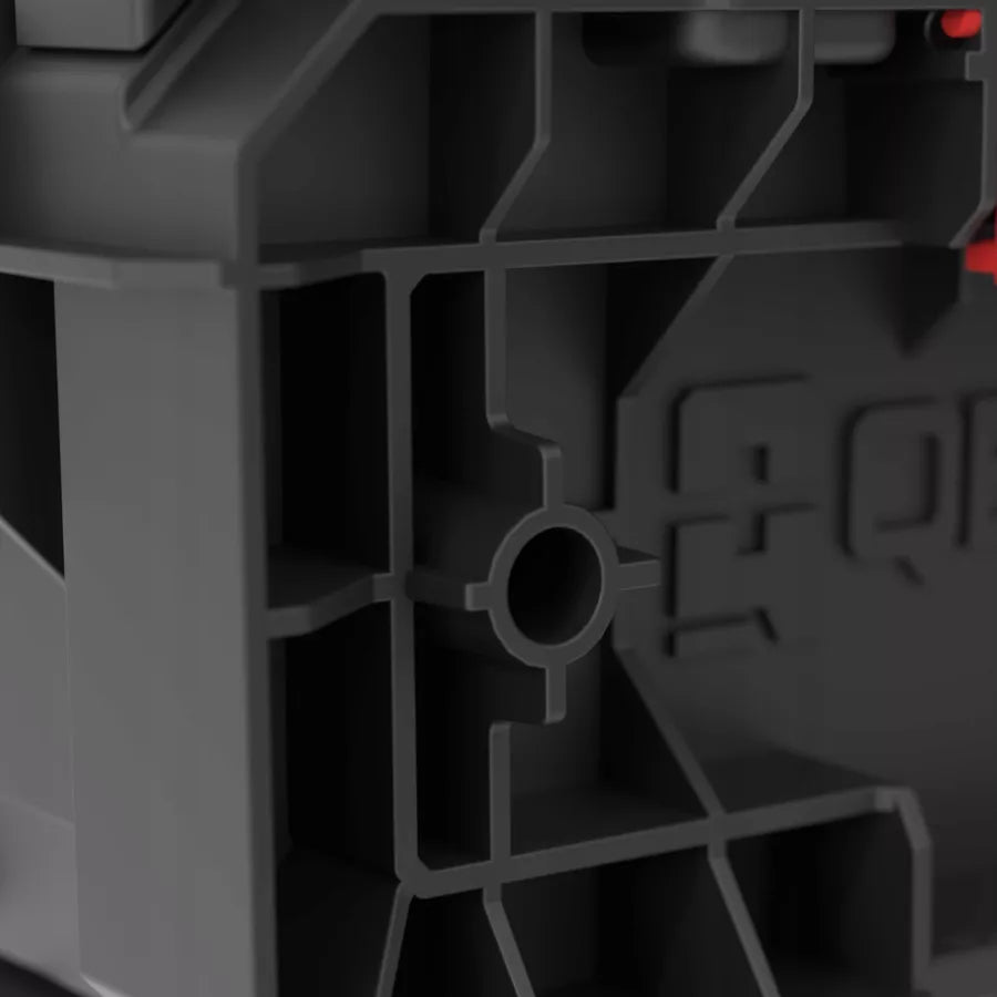 QBRICK SYSTEM PRO Modulinė dėžė juoda 18l įrankių dėžė